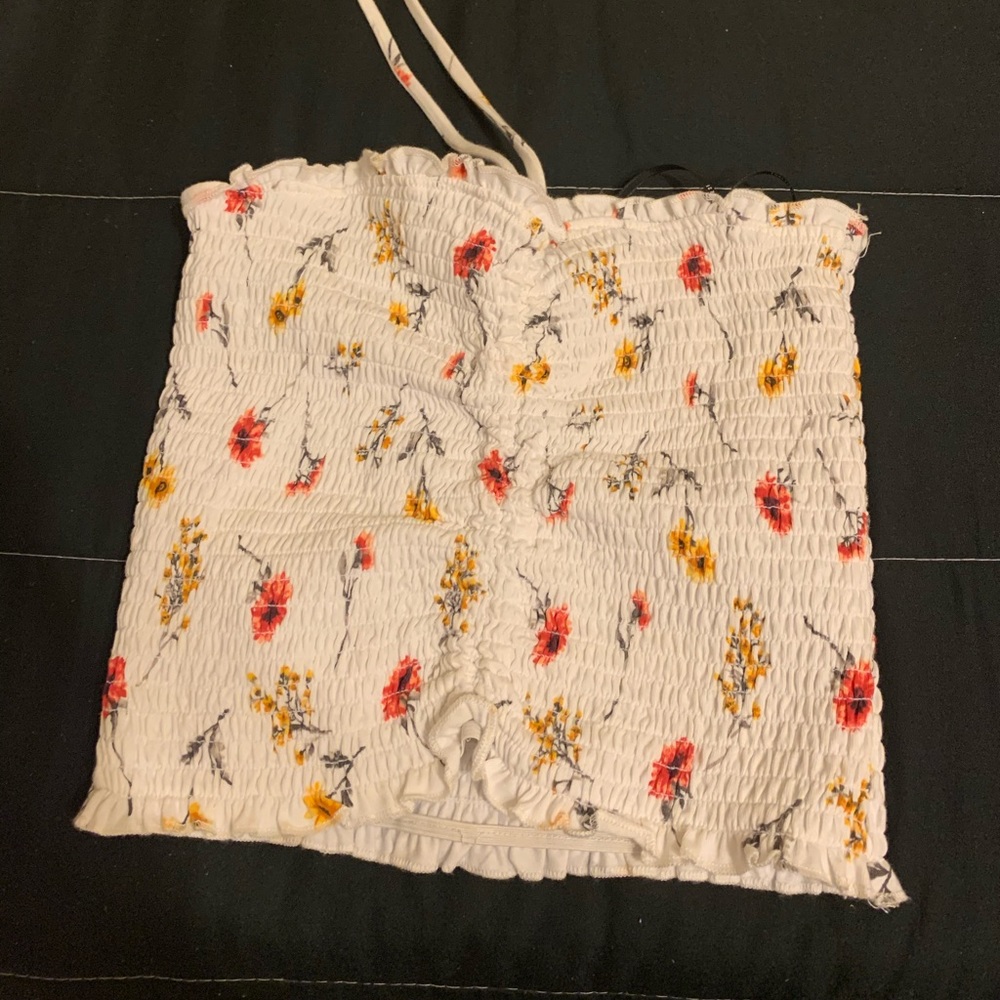 Floral crop top